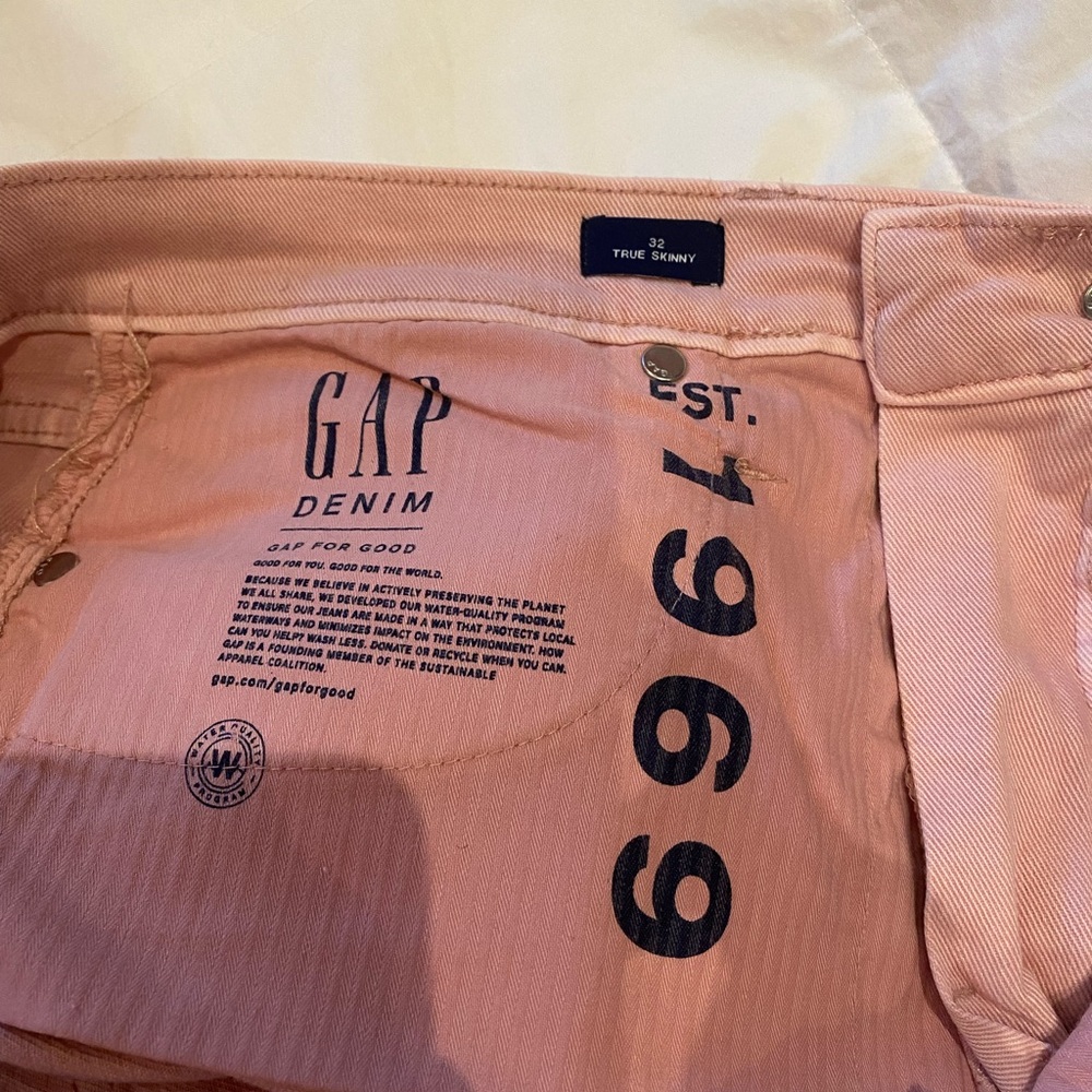 GAP True Skinny Pink Jeans